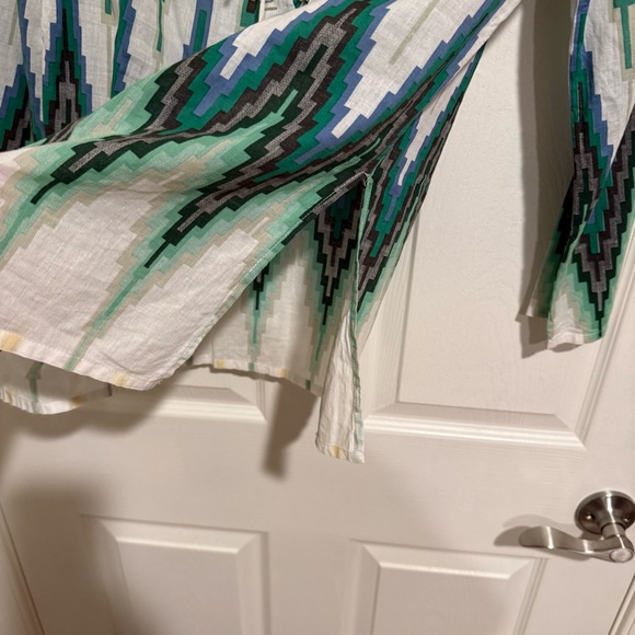 Alberto Makali Shirt Womens Small Tunic Multicolored Light Weight Beaded - Picture 5 of 6